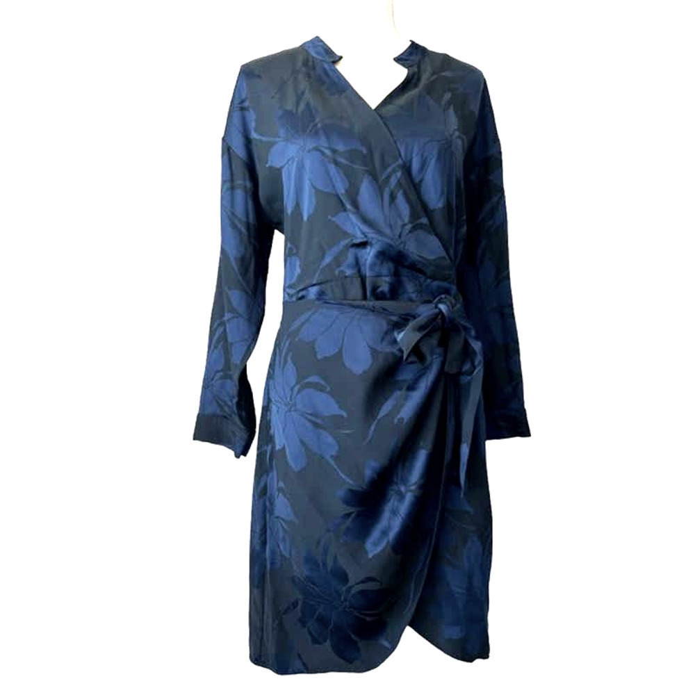 Diane Von Furstenberg Blue Floral Mini Dress